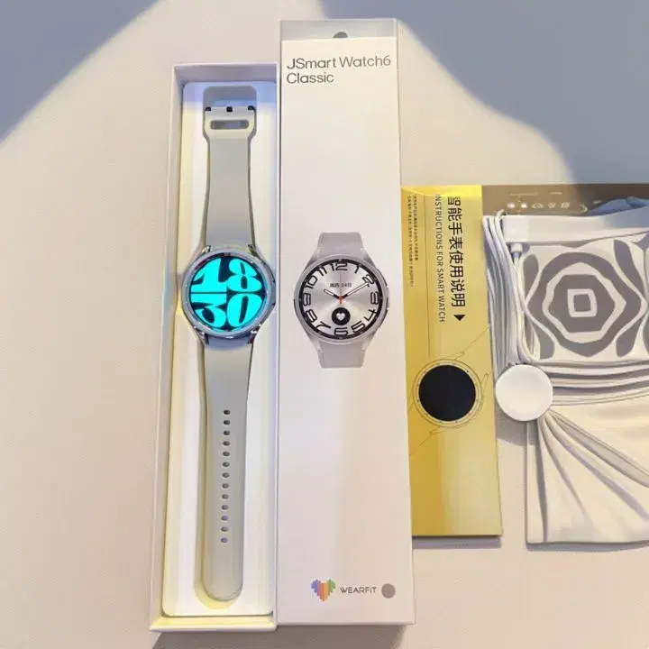 JS Watch 6 Classic Smart Watch | Round Dial Smart Watch | Full Bezel Less HD Display | BT Calling Feature | Sports Functions