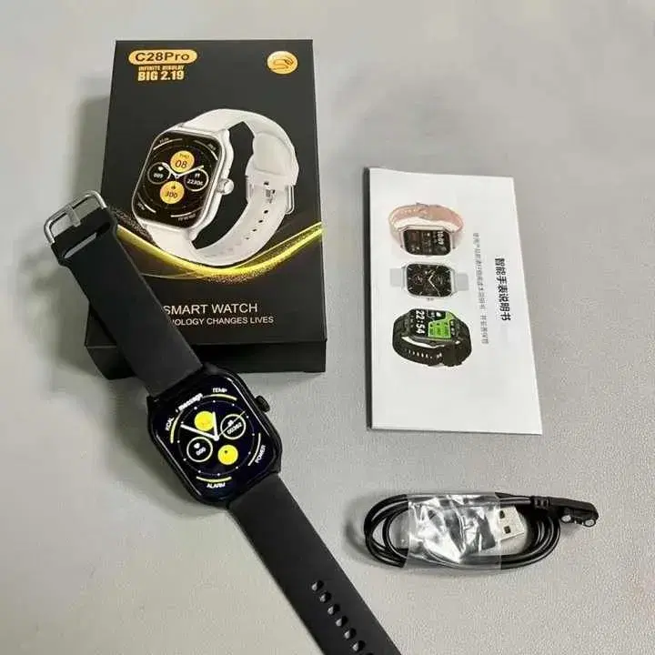 Newest Smartwatch C28PRO Health Monitoring Reloj Inteligente Play Games Message Push Smart Reminder C28Pro Smartwatch