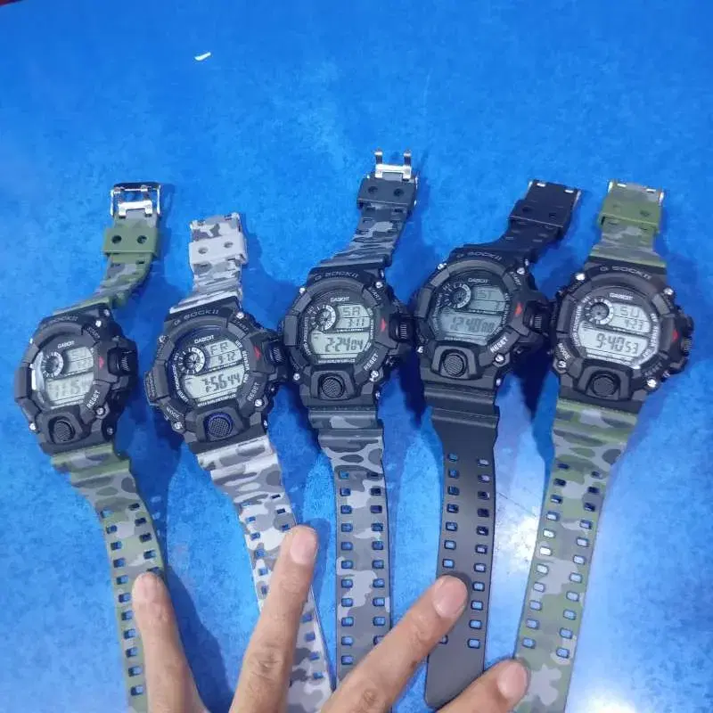 Digital Sport Model Watch High Quality Combat Color