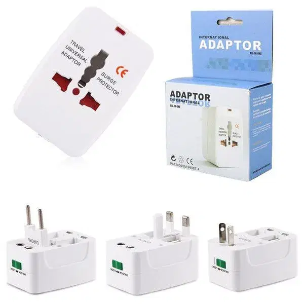 All in One International Plug Adapter Port / Universal Travel Ac Adaptor