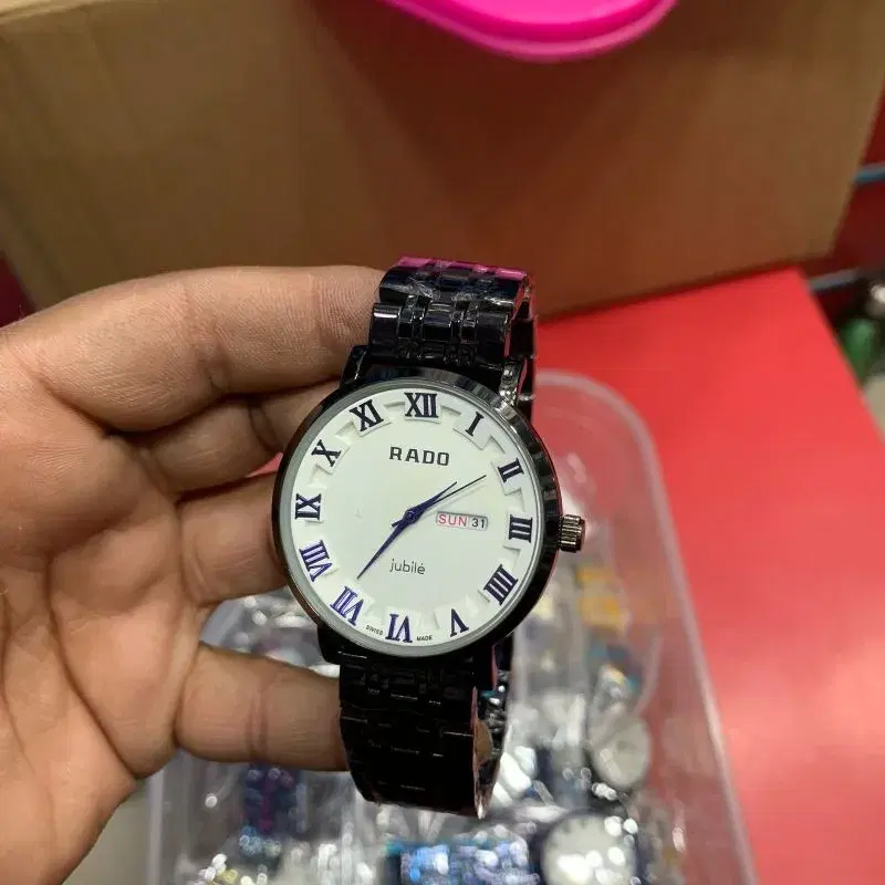 Rado day date waterproof butterfly lock new model watch