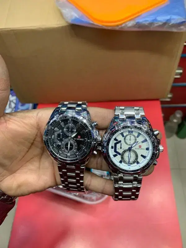 Naviforce waterproof stainless steel good quality Jen’s watch