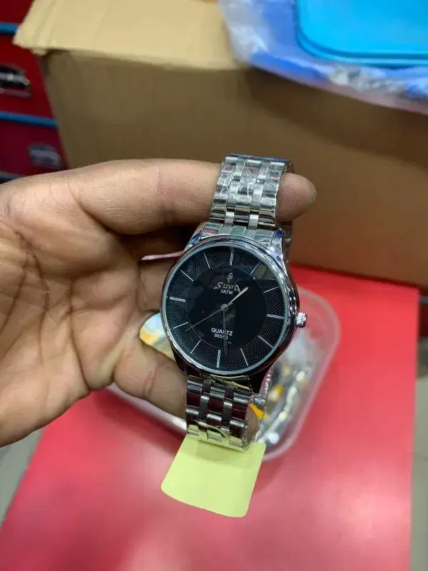 Waterproof/ warranty casual steel watch for Jen’s