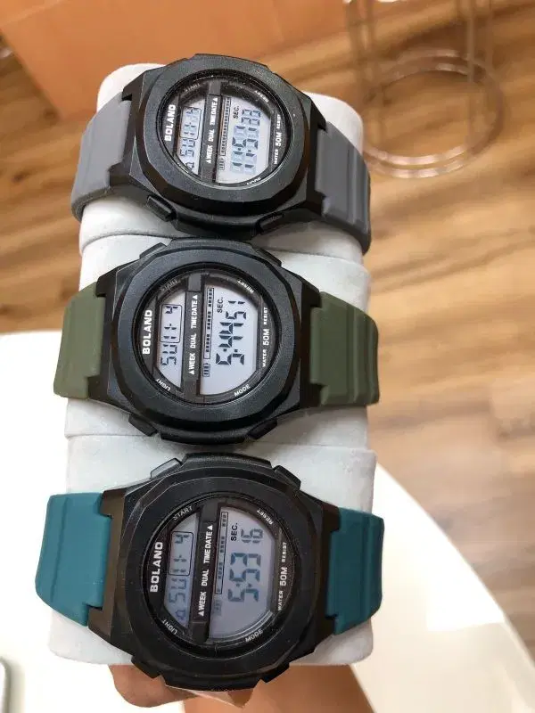 Bolano Unisex Multifunction Watches with digital display