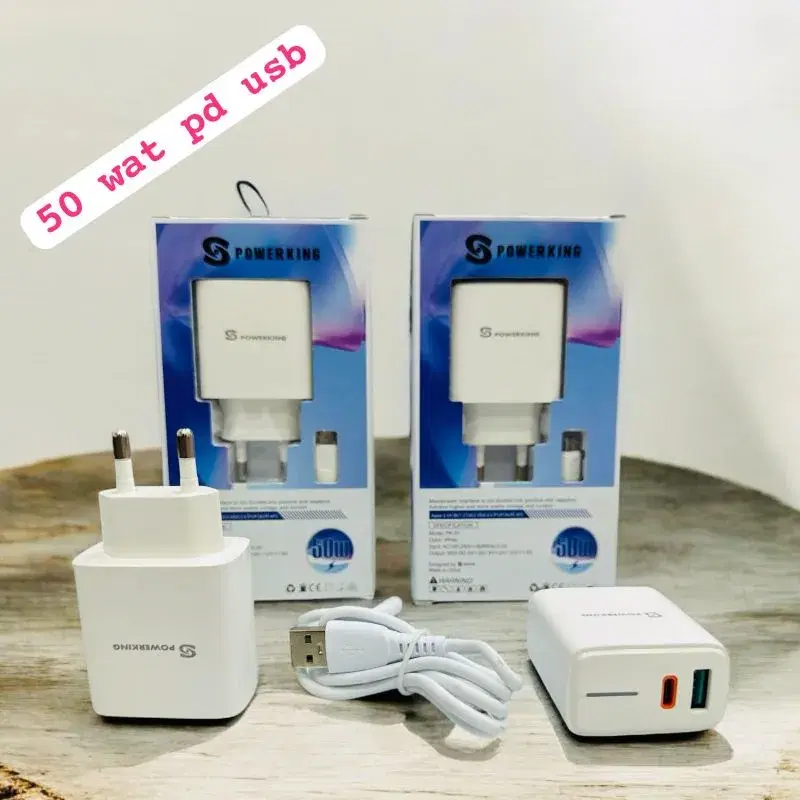 Powerking 50w Fast Charger||V8 Charger