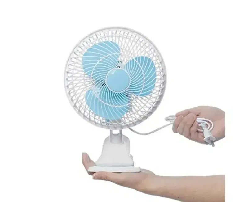 Ultra-Quiet Fan with 2-Speed Adjustable Wind,Rotating Design & Clip-On/Desk Mount - Perfect for Home, Office, Travel, and Outdoor Use, Portable Fan