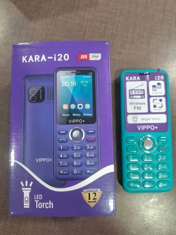 Vippo+ KARA I20 Keypad Mobile II 2.4 Screen II one year warranty