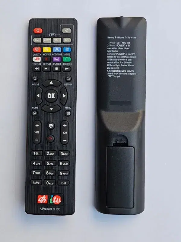 Dish Home TV Box Remote Control,Set-Top Box,Remote Control,ip tv remote,Dish home iptv