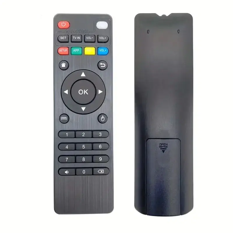 Android TV Box Remote Control - Replacement Controller for MXQ, MXQ PRO, MXQ-4K, M8S, M8N, T95, T95m, T95N, T95X, X96, X96mini, H96, H96 Pro - Black