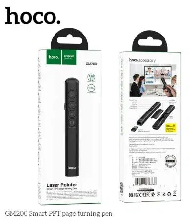 Hoco GM200 Powerpoint Presenter Page Turn Laser Pointer Pen