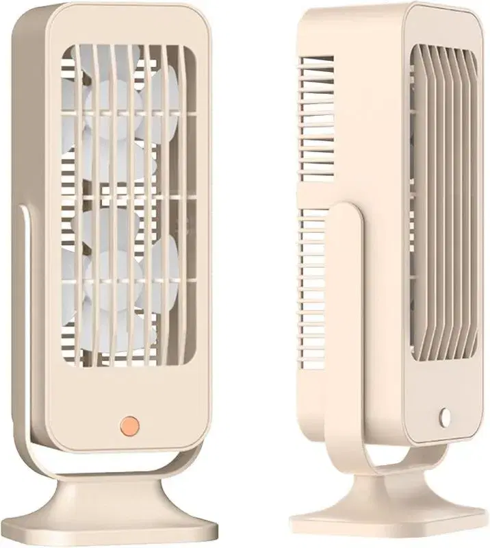 Portable Fan, USB Charging Cooling With Double Fan, Electric Desk Fan