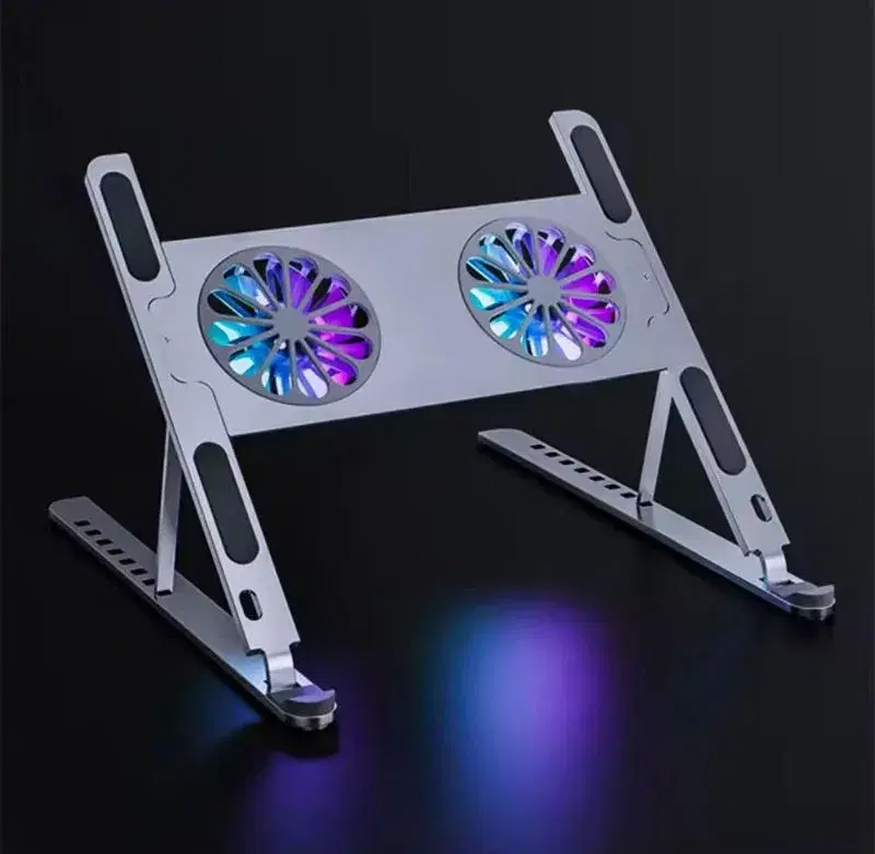 WANAM Laptop Cooling Stand Aluminum adjustable laptop bracket, computer bracket cooling fan cooling pad laptop bracket base Best laptop stand with cooling fans