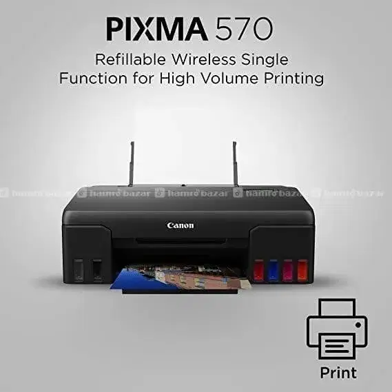 Canon Printer Pixma G570 6 Colour Ink Tank Wi-Fi Photo Printer
