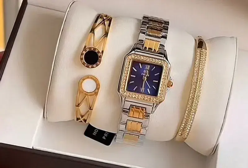 Premium Quality Focus Watch with Bracelets For ladies