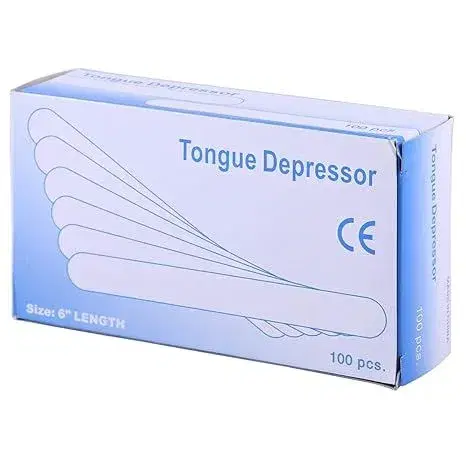 6 Inch Tongue Depressor Set of 100
