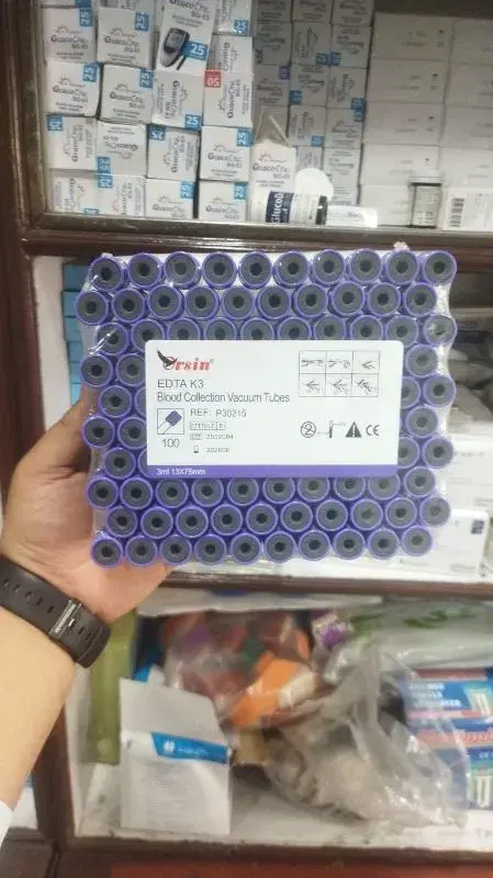 Blood Collection Vacuum Tubes|| Laboratory Medical Sterile Plastic Disposable Vacuum Blood Collection Tube EDTA Tubes