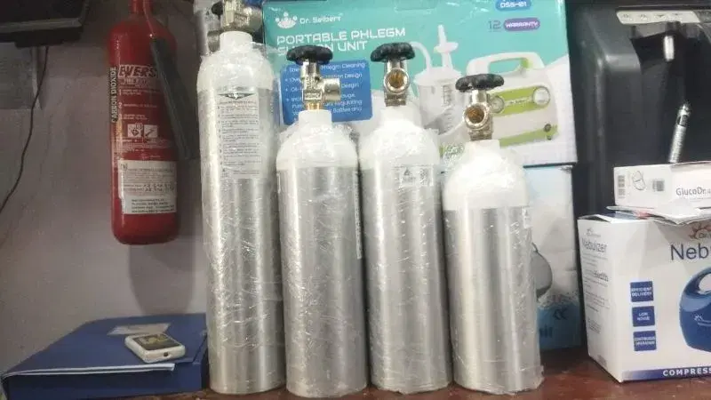 Filled Aluminium Oxygen Cylinder||3.1Litres