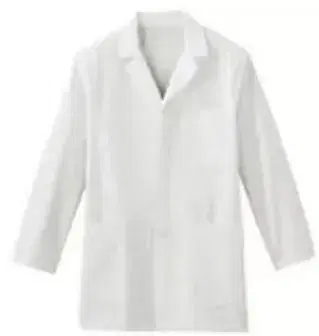 White Aprone Lab Dress Sets Apron-Full sleeve.