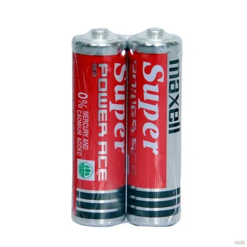 Maxell Super AA Batteries, Long-Lasting Power for Everyday Devices, 40 pcs box ,1.5 V Battery