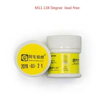 AMAOE M11-138 Low temperature 138°C soldering paste.