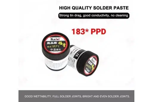KAISI 183°C medium temperature solder paste.