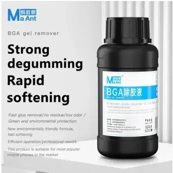 MaAnt BGA Gel Remover CJY-01 CPU Nand Wifi Glue Liquid Cleaner BGA IC Adhesive Epoxy Phone Repair Tool-500ML .