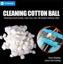 SUNSHINE PCD CLEANING COTTON-BALLS.