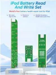 JCID iPad Battery Read Write Adaptor Set for iPad Battery Health Charging Cycle Repair and Modification.