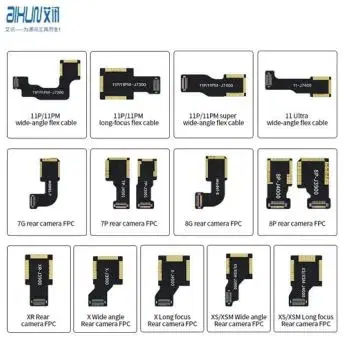 Aixun Rear Camera FPC For For iPhone X/MAX-11/12 Pro Max Back Camera Wide Angle/Long Foucs Replacement Empty Flex Cable Repair