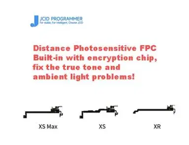 JCID IPHONE XR/XS/XSM RECEIVER FPC EAR SPEAKER FLEX CABLE.