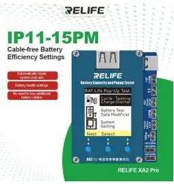 RELIFE XA2 Pro Battery Efficiency Popup Tester.