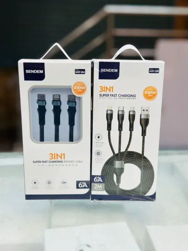 Sendem M37-2M 3 in 1 Super fast Charging 100W