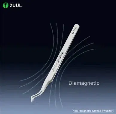 2UUL TW22 Non-magnetic Stencil Tweezer for Precise Phone Board Repair.
