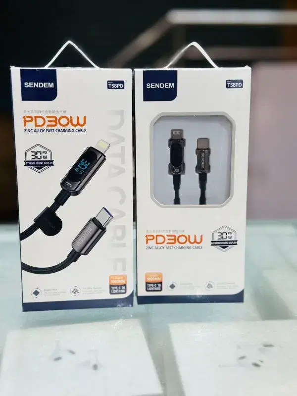 Sendem T58PD PD30W Zinc Alloy Fast Charging Cable