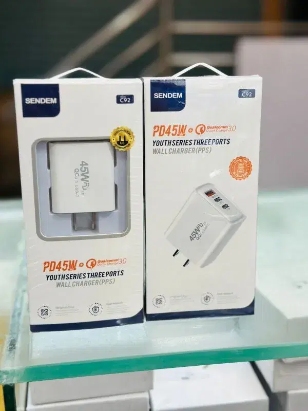 Sendem C92 PD45W + 3.0 Quick Charger
