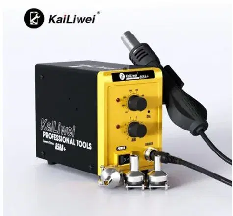 Kailiwei Hot Air Gun 858A+ BGA Rework Soldering Station Soldering Heat Gun 220V 110V For SMD SMT Soldering Repair.
