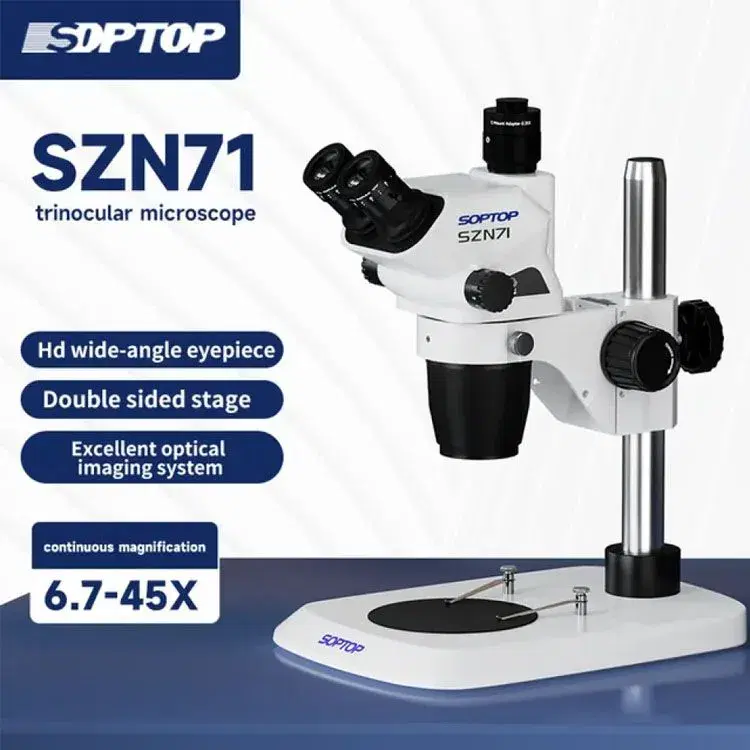 SOPTOP SZN71 Triocular Microscope.