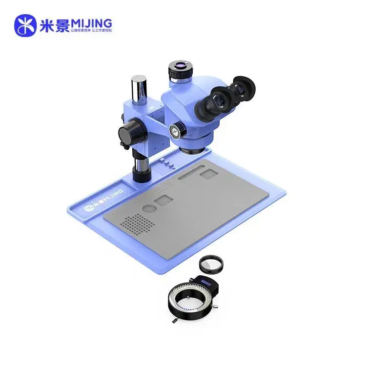 Mijing MJ-7050PRO MJ-7050PRO Trinocular Stereo Microscope for Mobile Phone Computer Motherboard PCB Chip IC Microscope Tool.
