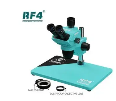 RF4 RF-6565PRO HD Trinocular Stereo Microscope .