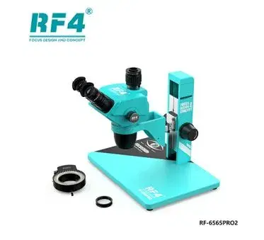 RF4 RF-6565PRO2 HD Trinocular Stereo Microscope.