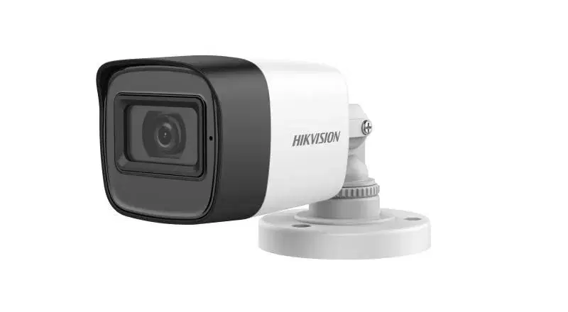 HIKVISION DS-2CE16D0T-ITPFS 2 MP HD IR Outdoor Audio Bullet Camera.