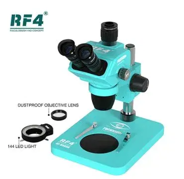 RF4 RF-6565R HD Trinocular Stereo Microscope.
