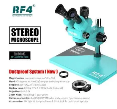 RF4 RF6555 PRO MICROSCOPE WITH B3 BASE.