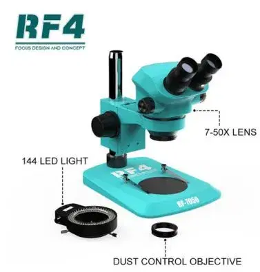RF4 RF7050 Binaculor Microscope with B1 Base.
