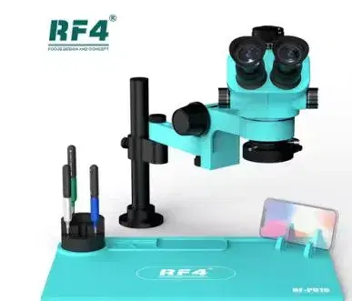 RF4 RF7050PRO-F019 Trinocular Microscope with F-019 Base.