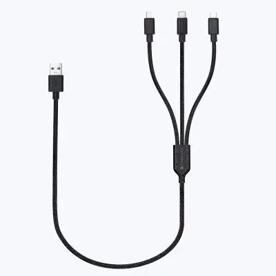 Zebronics 3 in 1 cable 18W UMLCC1205