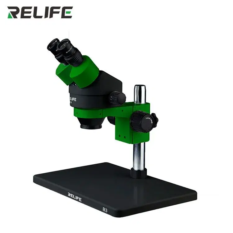 RELIFE RL-M3-B3 BINOCULAR STEREO ZOOM MICROSCOPE.