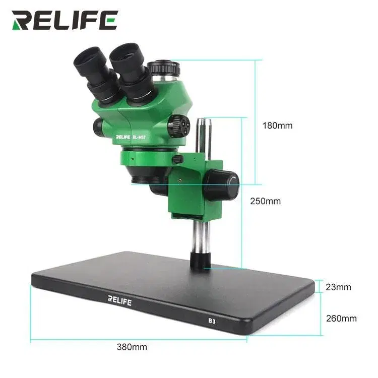 RELIFE RL-M5T-B3 Trinocular Microscope.