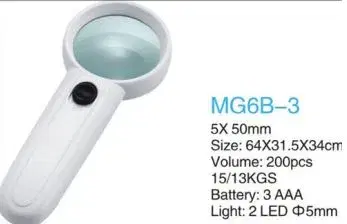 MG6B-3 magnifying glass.