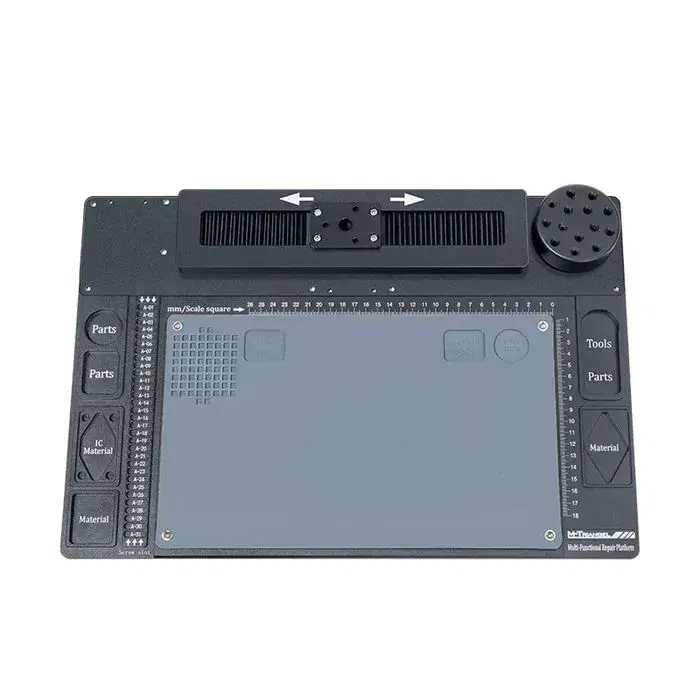 M-triangel DP-101 Mulfunconal Aluminum Alloy Stereo Video Microscope Maintenance Plaorm, Large Base Mobile Phone Repair Pad
